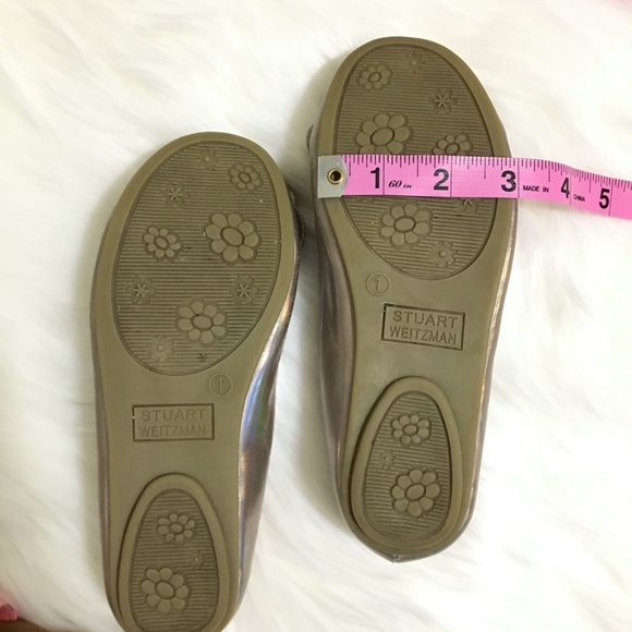 Stuart Weitzman Girls Flats Size 1 - Picture 6 of 7